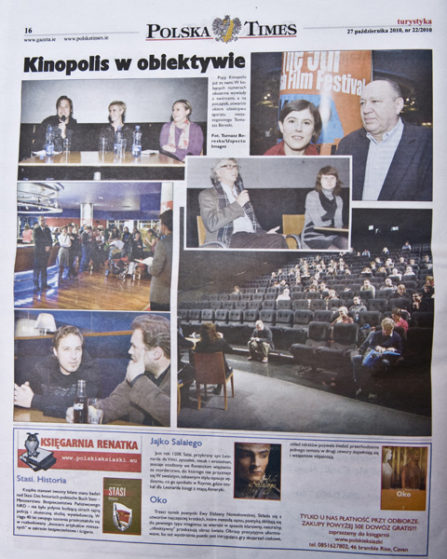 Kinopolis tearsheet Ireland