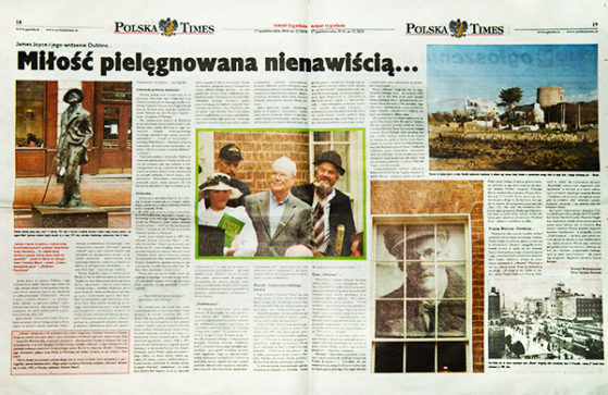 Bloomsday Dublin tearsheet by Tom Szustek