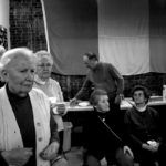 People at the Irish center in Jacksons Avenue, Queens, New York,