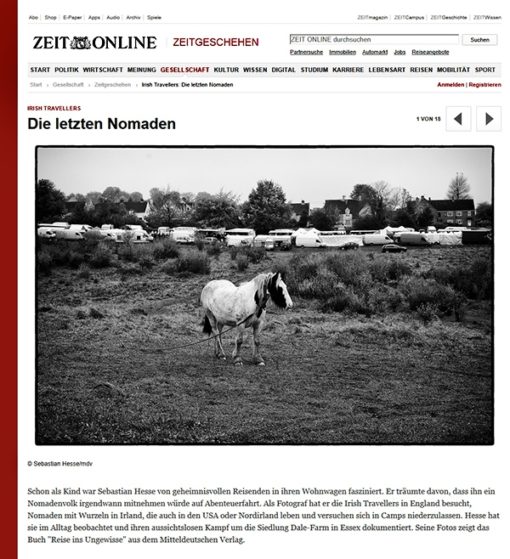 Sebastian Hesse tearsheet in Zeit online