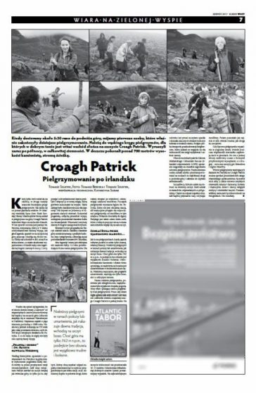 Croagh Patrick pilgrimage tearsheet