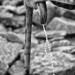 Croagh Patrick pilgrim with rosary