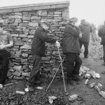 Croagh Patrick pilgrims at the top of the mountain