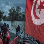 Tunisian flag sidi Bouzid