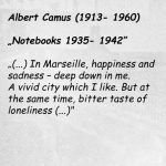quotation from Albert Camus