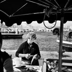 Woman at Fish market at Vieux Port, Marseille