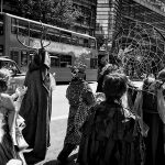 Neopagans walk through the London city centre