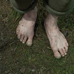Bare Feet of Croagh Patrick male pilgrim